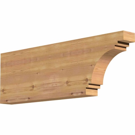 Ekena Millwork Pescadero Smooth Rafter Tail, Western Red Cedar, 3 1/2"W x 12"H x 36"L RFT04X12X36PEC00SWR